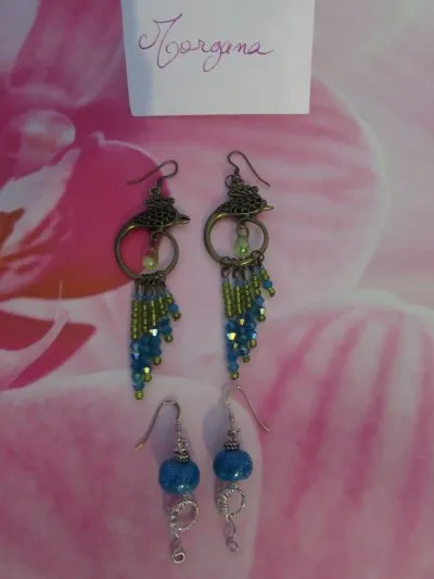Lot de boucles d'oreilles, Inconnue