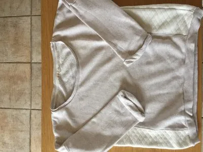 Sweat beige taille S, Bizzbee