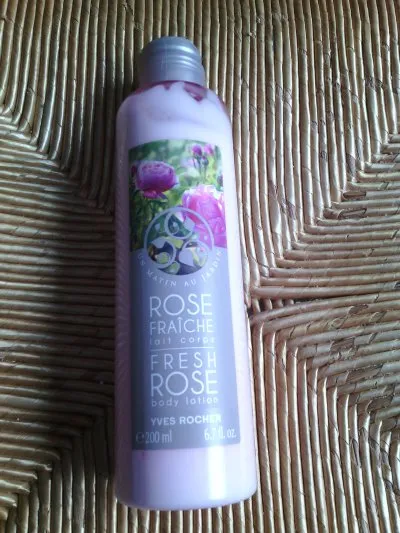 Lait corps à la rose, Yves Rocher