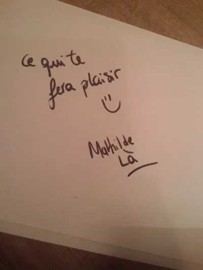 Choisis ce qu'il te plaira, Inconnue