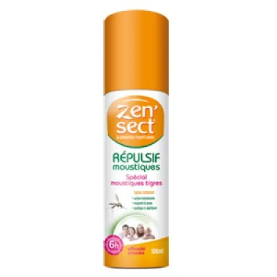 Aérosol corporel anti moustiques, Zen'sect