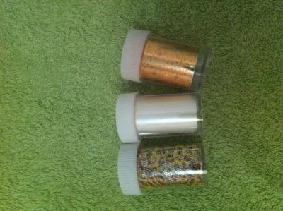 3 rouleaux nails art, foils, Inconnue