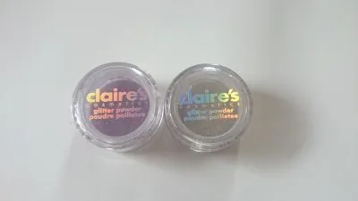 Poudre pailleté, Claire's