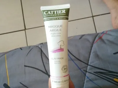Masque visage argile rose, Cattier