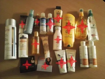 Différents produits Cheveux, Inconnue