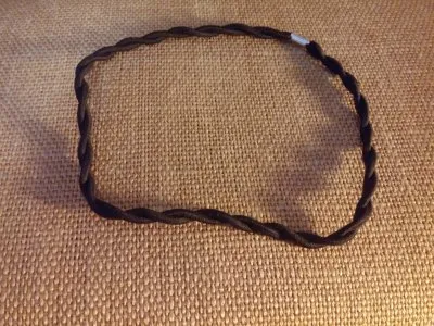 Headband torsadé noir, Claire's