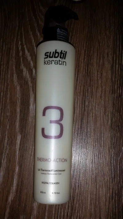 Lait thermo actif, Subtil keratin