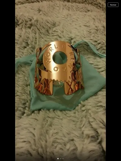 Manchette rose gold, Kenzo