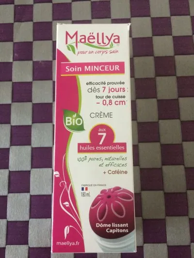 Crème minceur, maellya