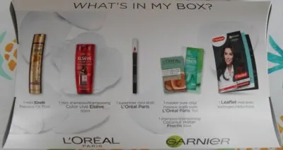 pochette cadeau différents produits, L'Oréal