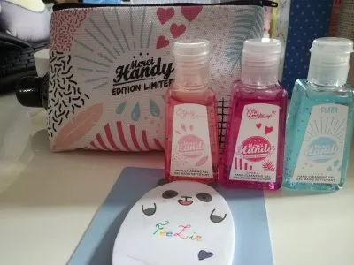 Gel mains nettoyant Edition limitée, Merci Handy