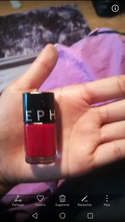 vernis rose électrique, Sephora
