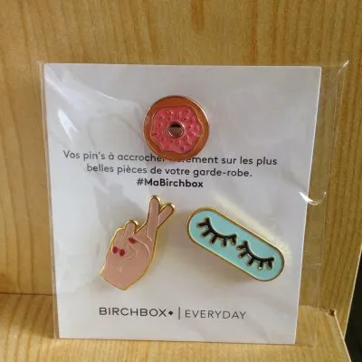 3 Pin's, Birchbox