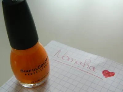 Vernis pro orange, SinfulColors