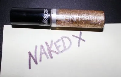 Liner paillettes dorées Miss cop, Miss cop