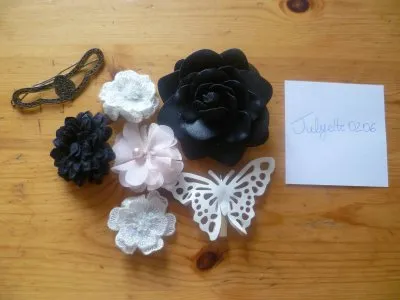 Barrettes fleurs, H&M