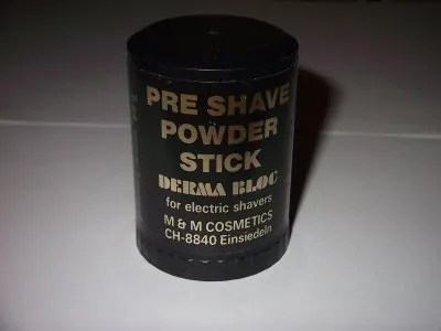 Pre shave powder stick, M&M Cosmetics